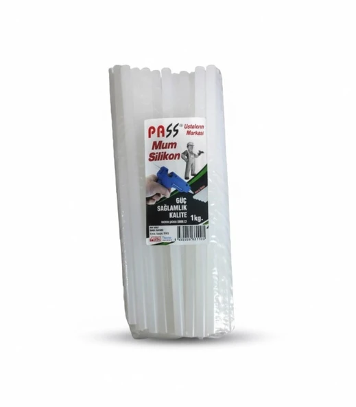 Pass Kalın Sıcak Mum Silikon 1 KG 34 Adet ürün görseli 1