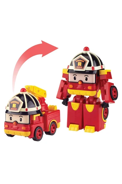 Robocar Poli Roy 11 cm. Lisanslı – Arabadan Robota Kolay Dönüşüm! ürün görseli 1