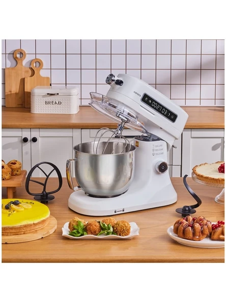 Karaca Pro Artisan Zaman Ayarlı White 1600 W 5 lt Mutfak Şefi ürün görseli 1