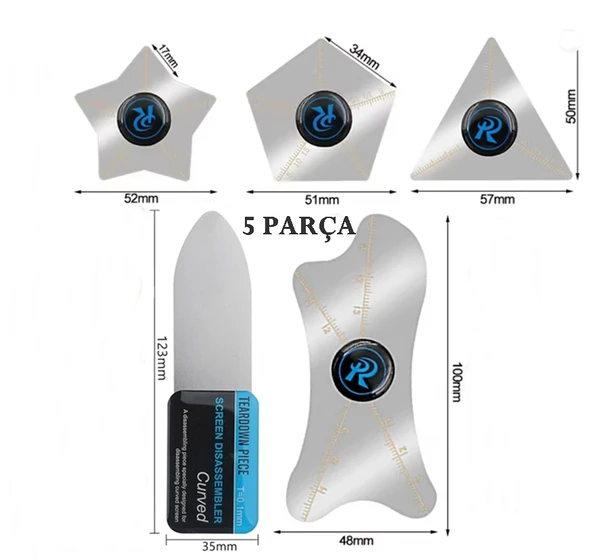 Çok Amaçlı Ekran Sökme Ayırma ve Onarımı Için T=0.1 mm Ultra Ince 5 Parça ST008 ürün görseli 1