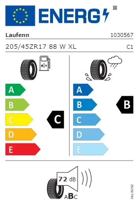 Laufenn 205/45 R17 88W XL S FIT EQ+ LK01 Oto Yaz Lastiği (Üretim Yılı: 2025) ürün görseli 1