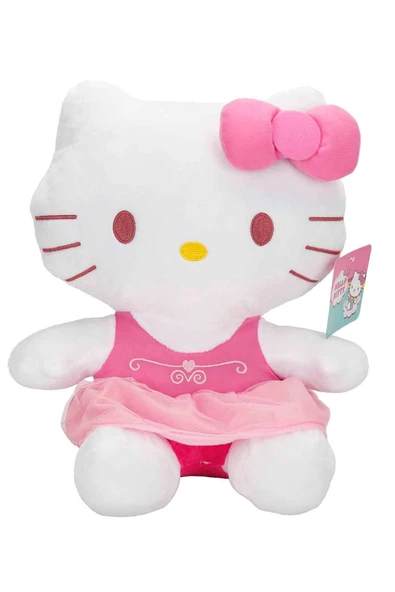 Orijinal Hello Kitty Peluş 36 cm – Pembe Fiyonklu ürün görseli 1