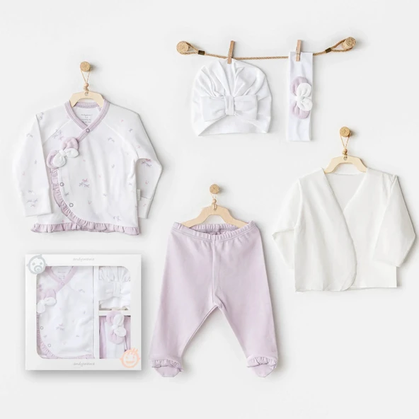 andywawa Kız Bebek Hatane Çıkışı 5 li Set ürün görseli 1
