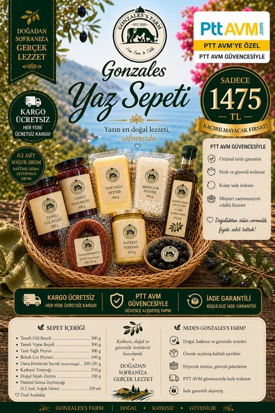 GONZALES'S FARM YAZ SEPETİ ürün görseli 1
