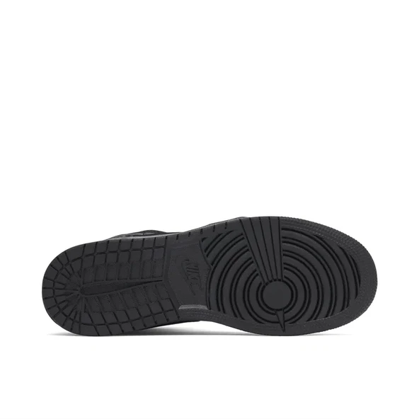 Air Jordan 1 Mid Black - Resim 3