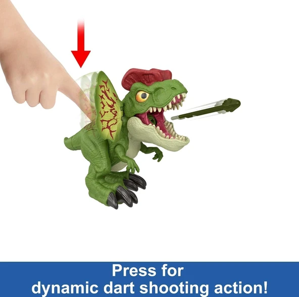 Jurassic World Uncaged İnteraktif Dilophosaurus Figürü HNT65 - Resim 3