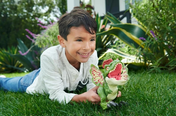 Jurassic World Uncaged İnteraktif Dilophosaurus Figürü HNT65 - Resim 2