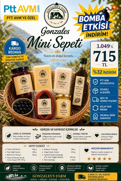 GONZALES'S FARM MİNİ YAZ SEPETİ ürün görseli 1