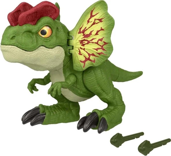 Jurassic World Uncaged İnteraktif Dilophosaurus Figürü HNT65 ürün görseli 1