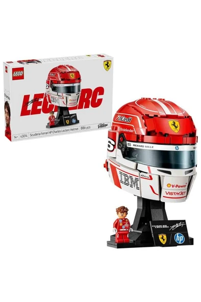 LEGO 43014 Editions Scuderia Ferrari HP Charles Leclerc Kaskı ürün görseli 1