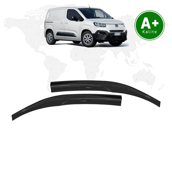 Fiat Doblo Cam Rüzgarlığı 2'li 2024 Model ve Sonrası ürün görseli 1