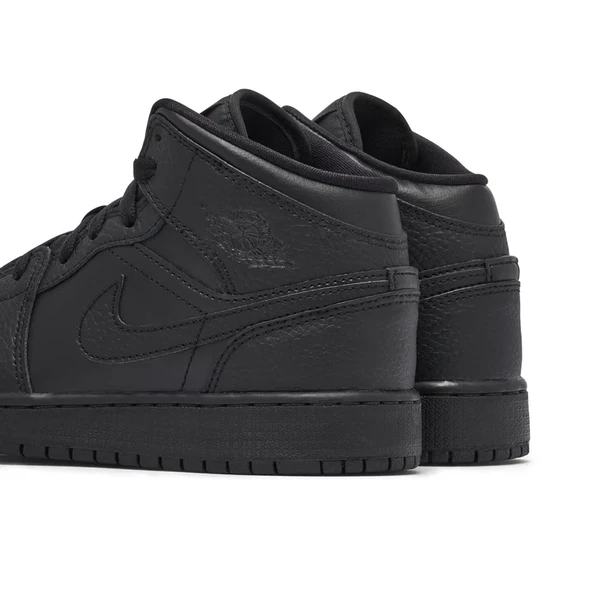 Air Jordan 1 Mid Black - Resim 5