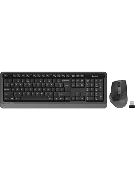 A4Tech A4 Tech Fg1035 2.4G Gri Q Fn-Mm Klv+Optik Mouse Set ürün görseli 1