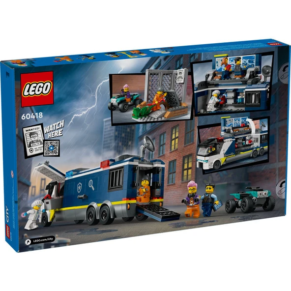 LEGO Police Mobile Crime Lab Truck Set 60418 ürün görseli 1