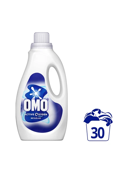 Omo Active Oksijen Etkisi Beyazlar İçin Sıvı Deterjan 1500 ml ürün görseli 1