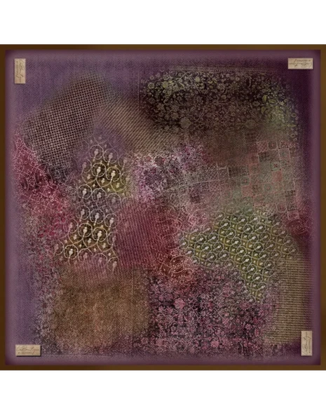 Yaz Serinliği Güz Eşarp - 90 x 90 -2481ASM ürün görseli 1