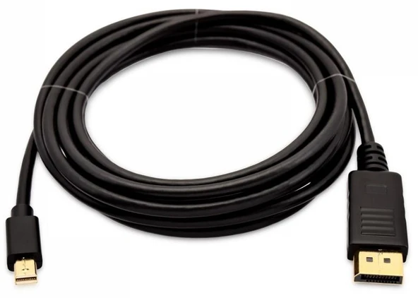 Mini Displayport To Displayport Çevirici Dönüştürücü Adaptör Monitör Kablosu 5 Metre ürün görseli 1