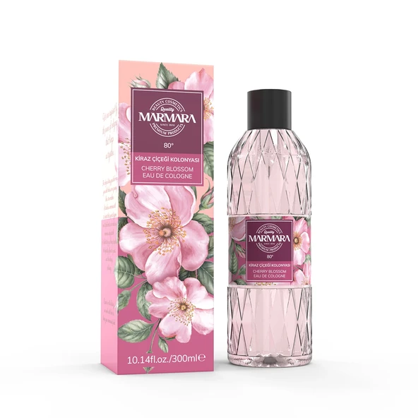 Marmara Beauty Kolonya 300ml Kiraz Çiçeği Kutulu Kolonya ürün görseli 1