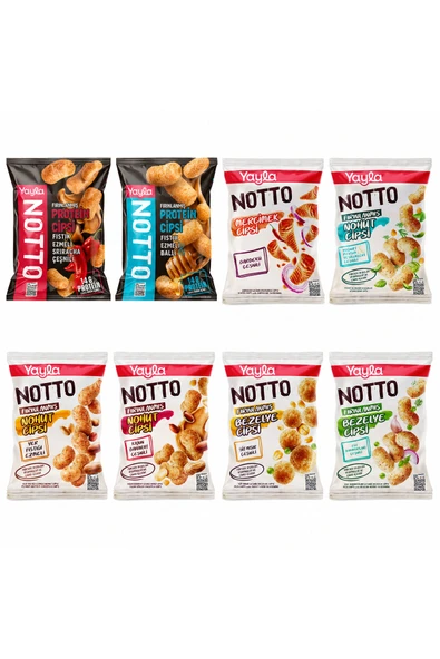 Notto Doğal Fırınlamış 8 Çeşit Karma Cips 8x55 Gr ürün görseli 1