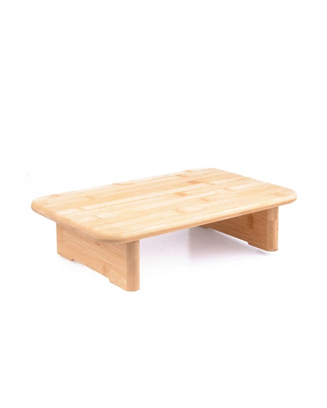 Dikdörtgen Bambu Ayaklı Kesme Tahtası, 33x20x8 cm ürün görseli 1