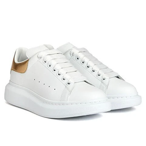 Alexander McQueen White Gold Kadın Spor Ayakkabı ürün görseli 1