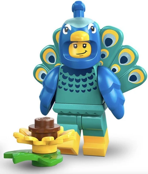 LEGO Minifigures 71051 Series 28 : 1.Peacock Costume ürün görseli 1