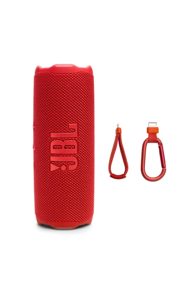 JBL Flip7 Bluetooth Hoparlör IP67 Kırmızı - Resim 4