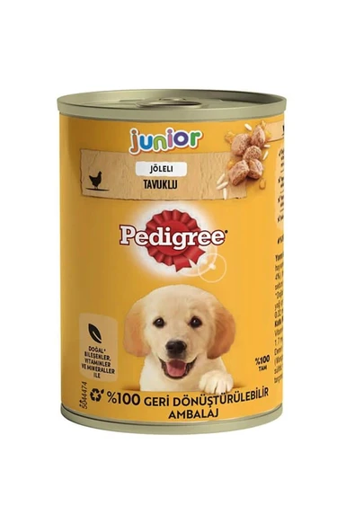Pedigree Jöle İçinde Tavuklu Yavru Köpek Konservesi 400 gr ürün görseli 1