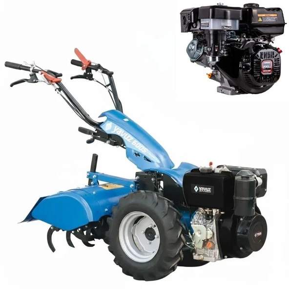 Yavuz Y600S Arkadan Frezeli Benzinli Çapa Makinası 9 Hp 3 İleri 2 Geri ürün görseli 1