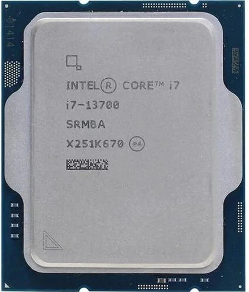 Intel Core i7 13700 TRAY 3.30GHz (Turbo 4.40GHz) 20MB Cache LGA1700 13.Nesil Kutusuz İşlemci ürün görseli 1