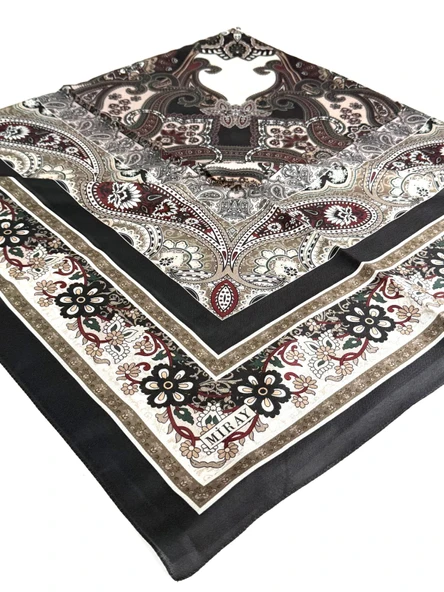 Nevada Büyük Boy Organik Pamuk Eşarp - 120 x 120 - 06452 ürün görseli 1