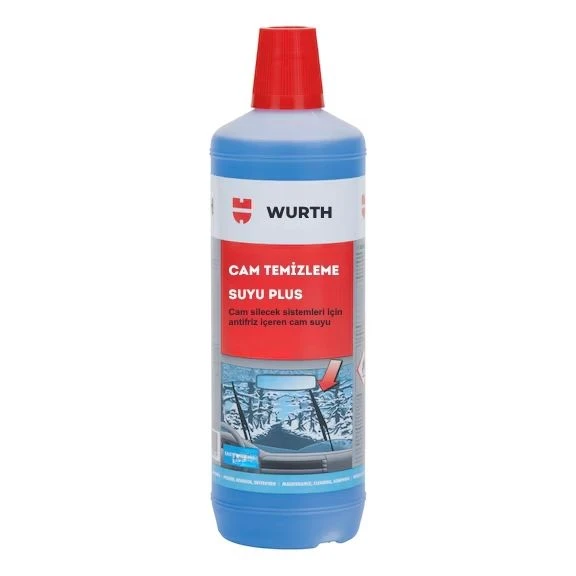 WÜRTH Dört Mevsim Cam Temizleme Suyu 1 LT - Antifrizli Güçlü Temizlik ürün görseli 1