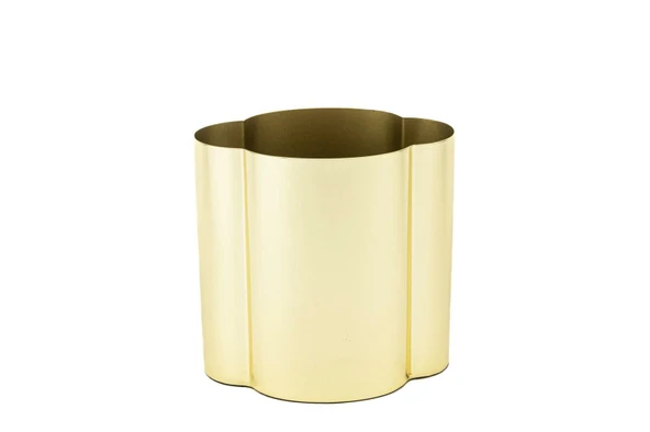 Mikasa Moor Gold Flower Metal Vazo 15x11x15cm ürün görseli 1