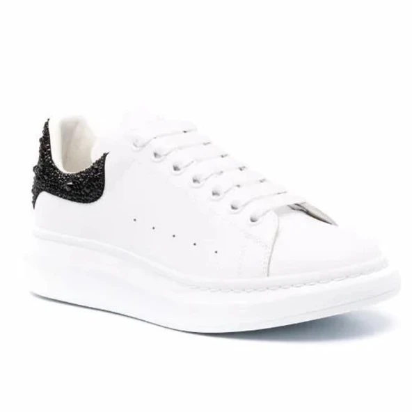 Alexander McQueen White Black Kadın Spor Ayakkabı ürün görseli 1