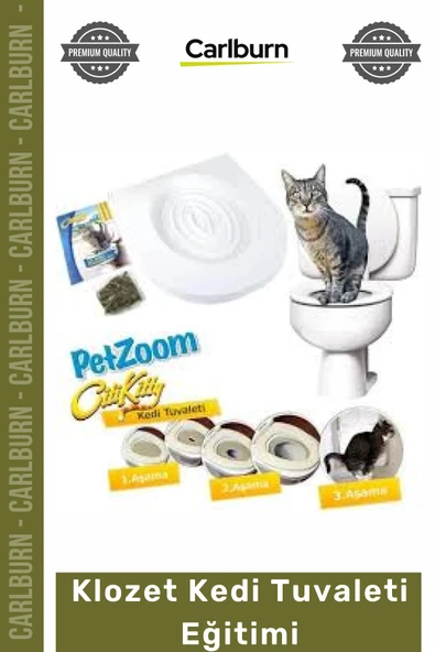 #Petshop Pratik Hijyenik Kedi Tuvalet Aparatı Eğitim Seti Sistemi Kaliteli Klozet Kedi Tuvaleti Eğitimi ürün görseli 1