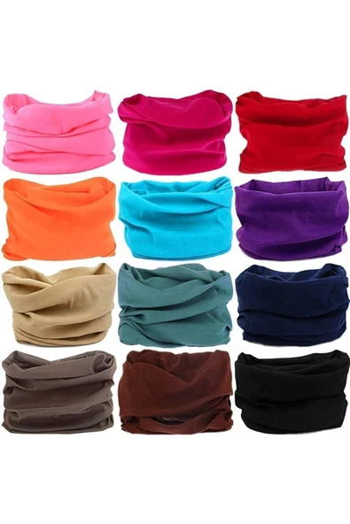 3'lü Paket Unisex Çok Amaçlı Bandana - Esnek ve Nefes Alan Serisi ürün görseli 1
