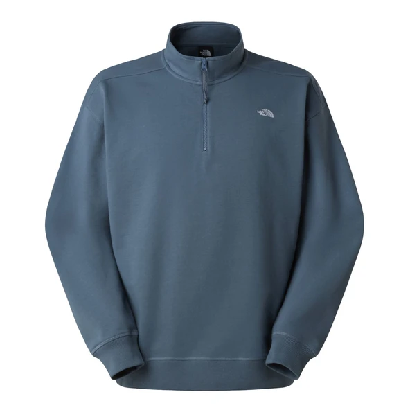 The North Face U ESSENTIAL LIGHT RELAXED 1/4 ZIP CREW Unisex Sweatshirt NF0A8GQF0U31 ürün görseli 1