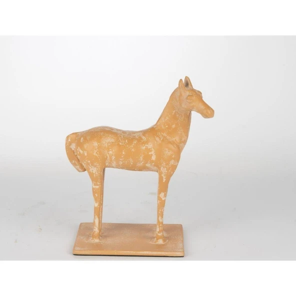 Mikasa Moor Horse Kiremit Alçı Dekor Obje18x23cm ürün görseli 1