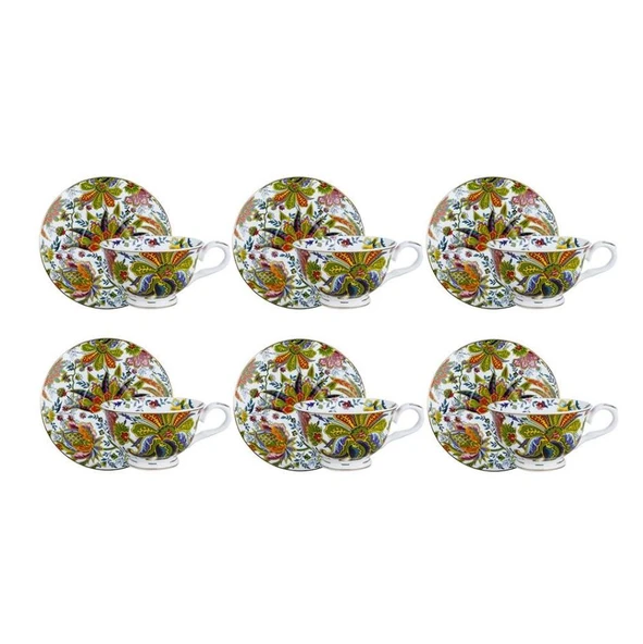 Lucky Art Yvette 6 lı Çay Fincanı ürün görseli 1