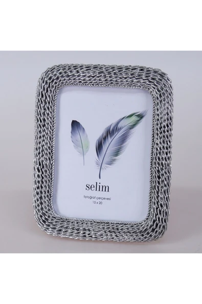 Selim Dekor Chain 15x20 Çerçeve Gümüş ürün görseli 1