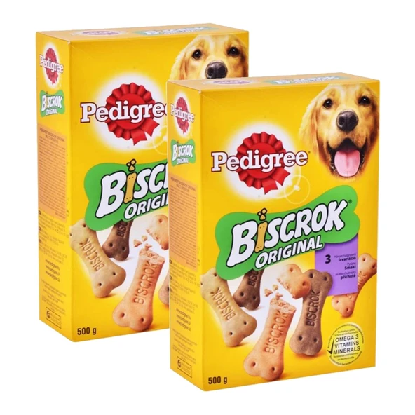 Pedigree Biscrok Ödül Bisküvisi 500 Gr x 2 Adet ürün görseli 1