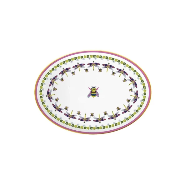 Baci Milano Amazzonia Oval Tabak 36 cm Porselen ürün görseli 1