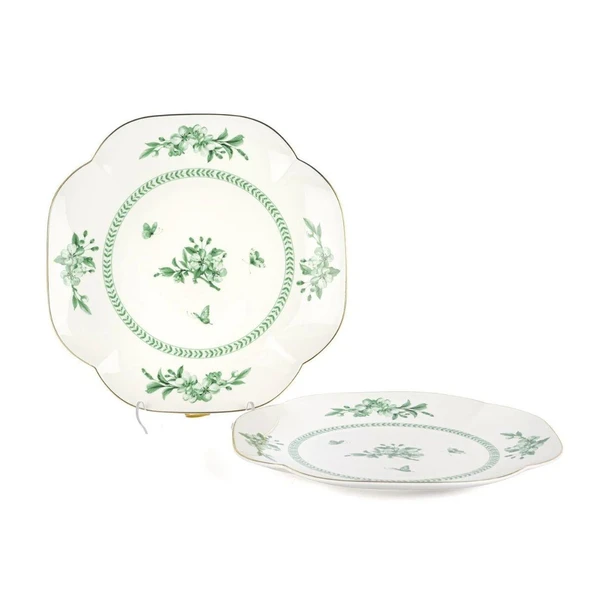Mikasa Moor Leaf Elegance 2li Servis Tabağı 25cm ürün görseli 1
