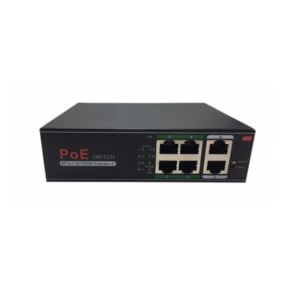 AVENIR AV-H1064PLS 4 Lü Poe Switch ürün görseli 1