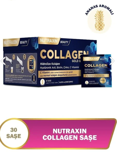 Nutraxin Hidrolize Kolajen 30'lu Saşe ürün görseli 1