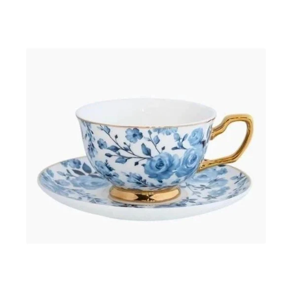 Cristina Re Teacup & Saucer Charlotte Blue ürün görseli 1