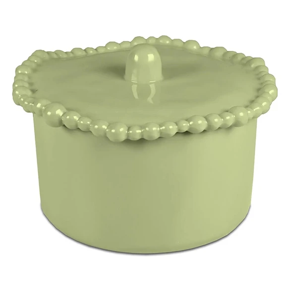 Baci Milano Jk&K Melamin Bisküvi Kavanozu 21 cm - Yeşil ürün görseli 1