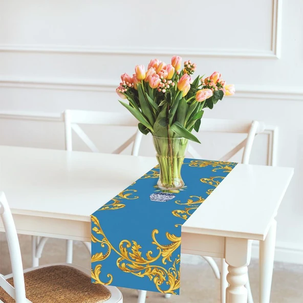 Adawal Blue Lemon Runner 140x45cm Runner Tr128 ürün görseli 1