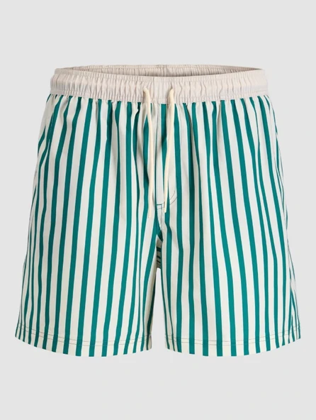 JACK JONES Erkek Çizgili Deniz Şortu 12291511 ürün görseli 1