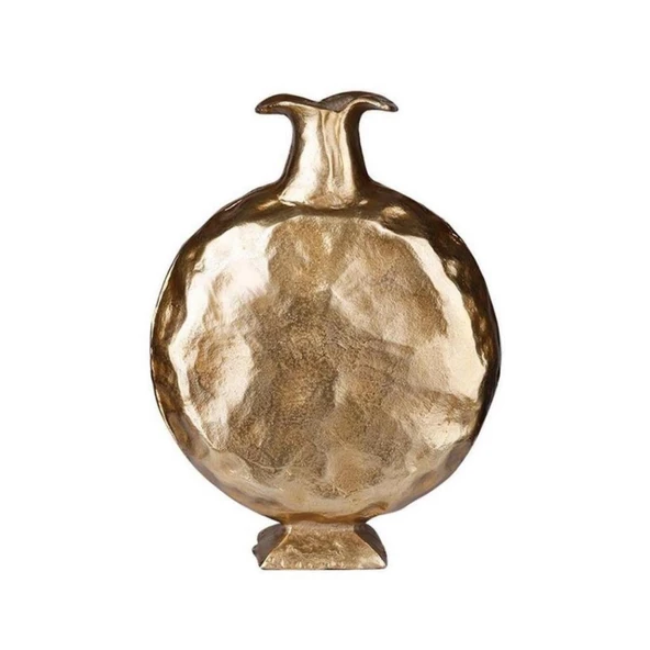 Lucky Art Gold Modern Vazo 35.5x9.5x46 cm ürün görseli 1